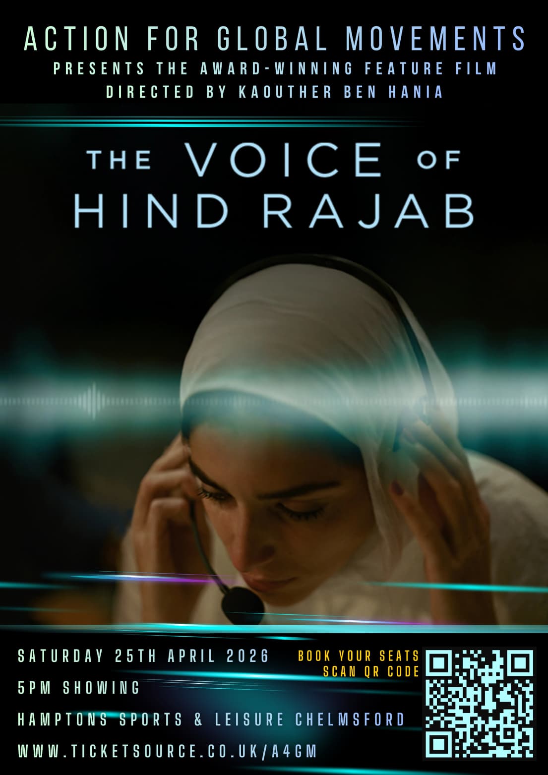 The Voice of Hind Rajab film flyer
